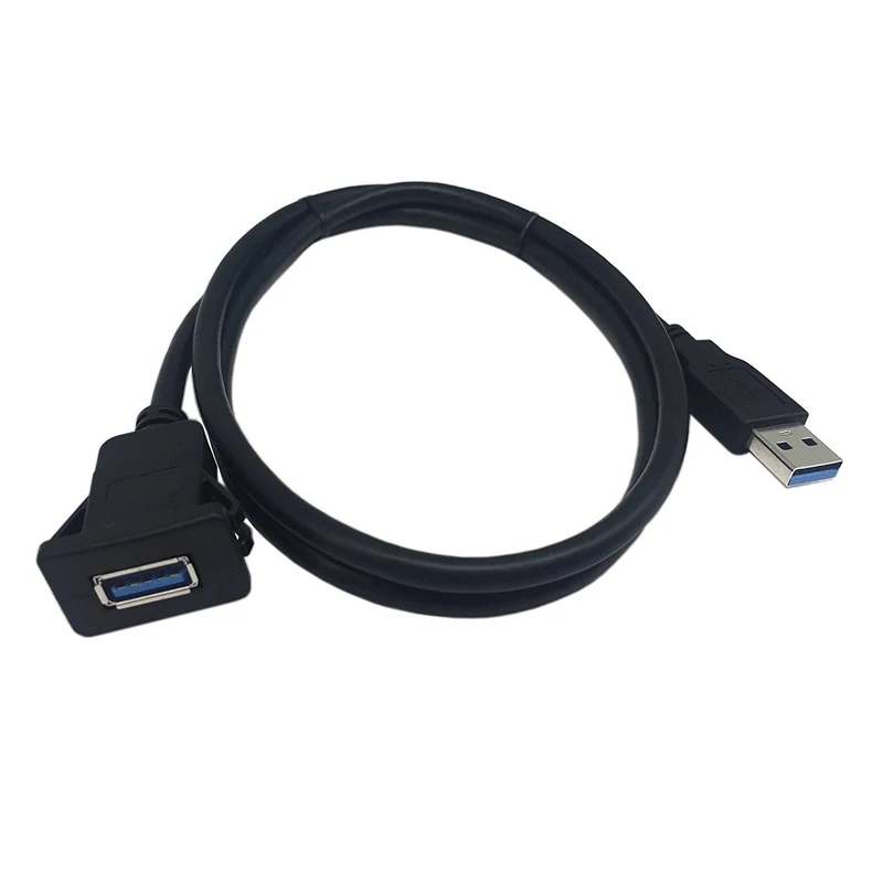 2,0 3,0 usb-разъёмы штепсельного и розеточного к женскому прямоугольный скрытого для крепления на вводный панель код волоконно оптический кабель для автомобиля грузовика лодка мотоциклетная приборная панель