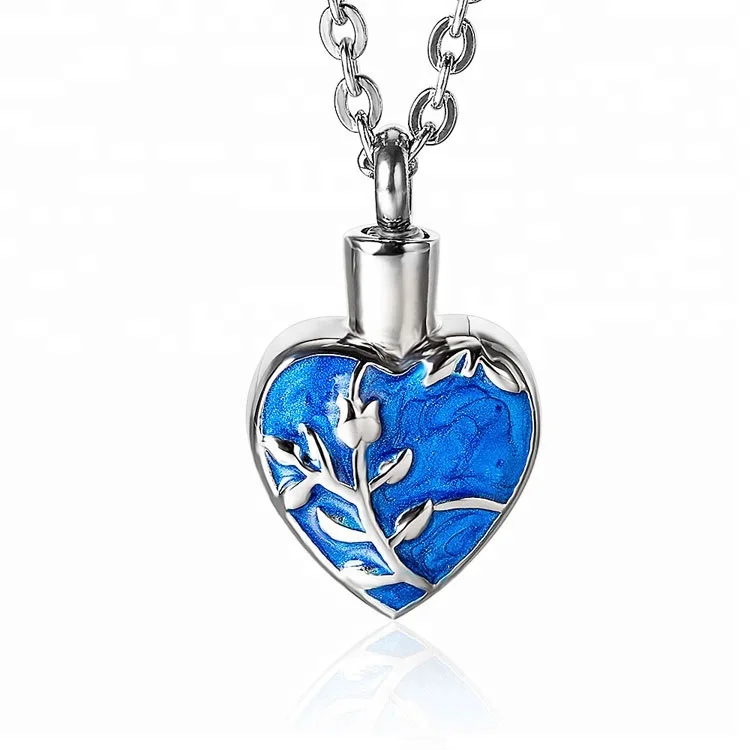 Life Cremation Urn Jewelry Necklace 