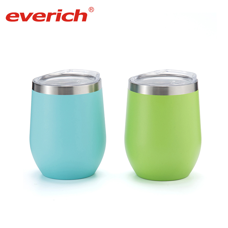 10 унций, оптовая продажа, бестселлер, Забавный стакан в форме яйца вина с крышкой