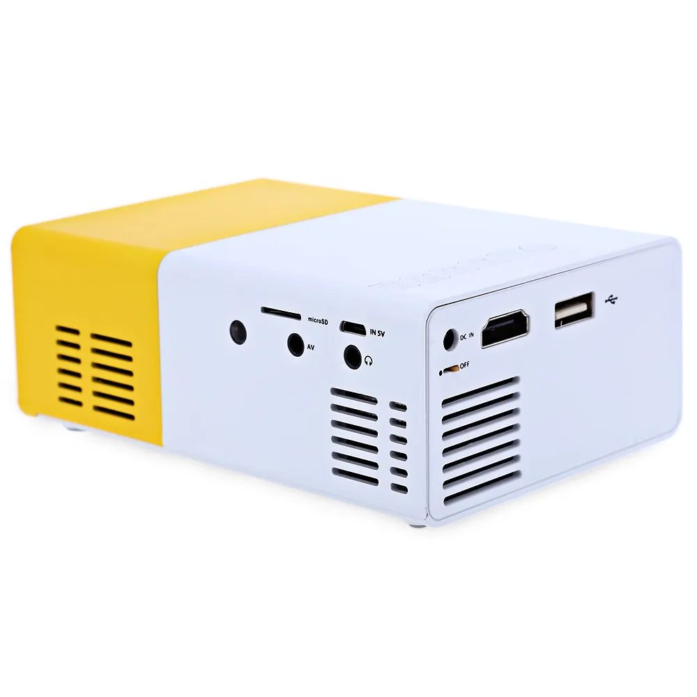 Mini Led Projector Hd 1080 Portable Home Theater Pocket Cheap Price Yg300 Lithium Battery