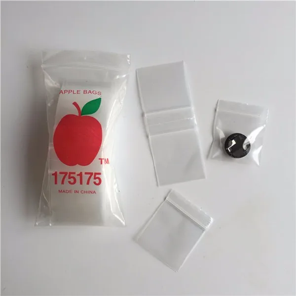 Various Sizes Mini apple Ziplock Baggies