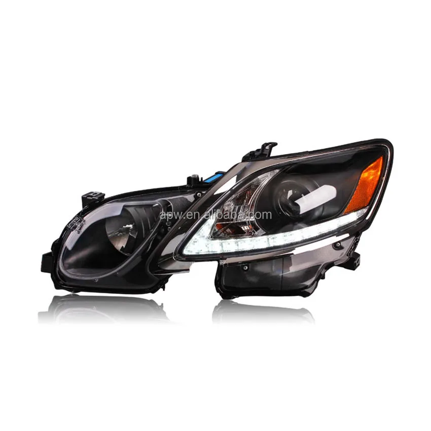 Black Housing Headlight for Lexus GS300 GS350 GS430 GS450 LED Head