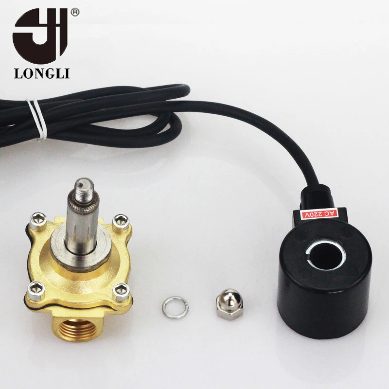 2 Вт-160-15 латунный Водонепроницаемый Электронный электромагнитный клапан для продажи