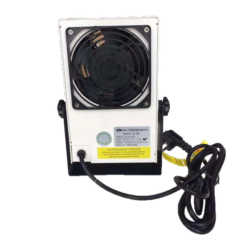 Sl001 Oem Bench Top Esd Antistatic Ionizer Fan Ionizing Air Blower For