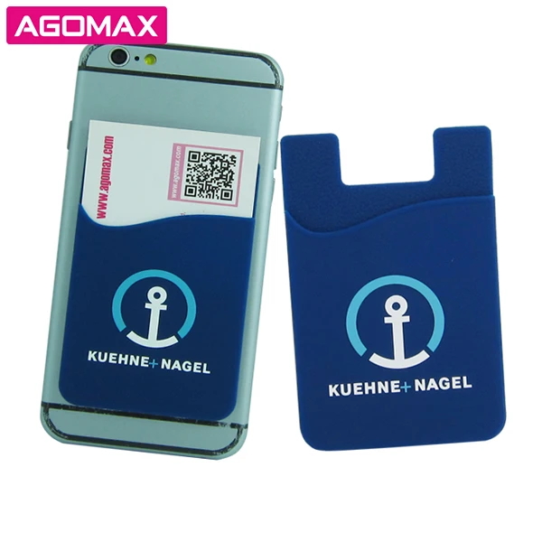 3M Adhesive Silicone Cell Phone Sticky Pouch Wallet Card Holder