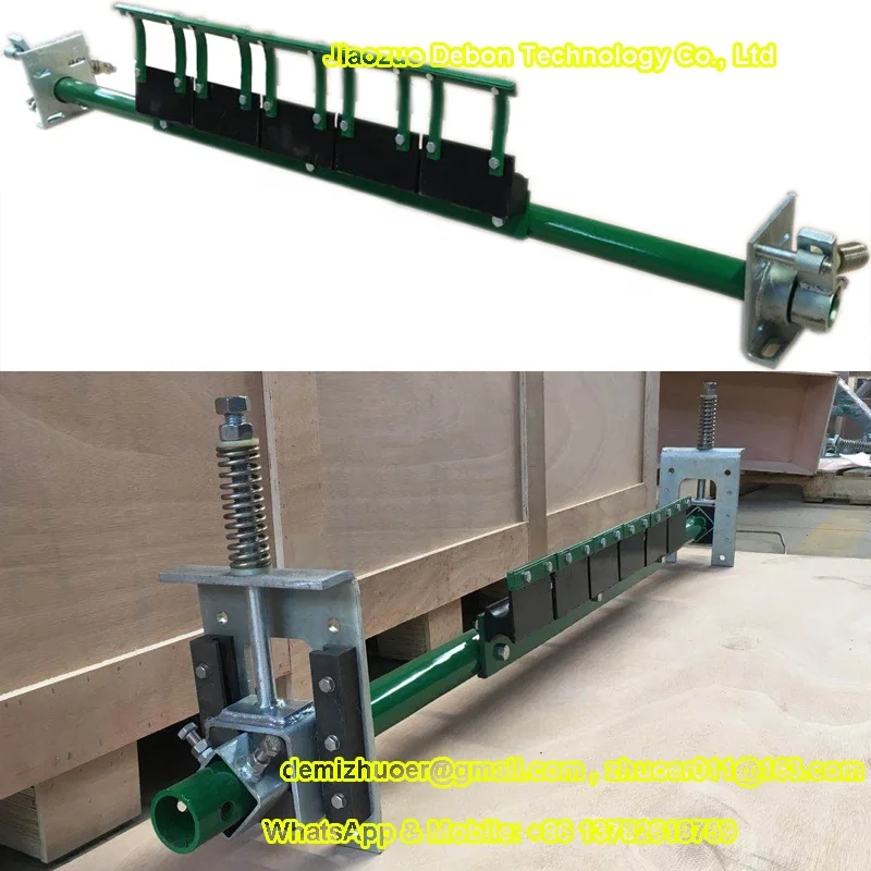 Rotary Adjustable Cylindrical Conveyor Brushes Belt Scraper Cleaner