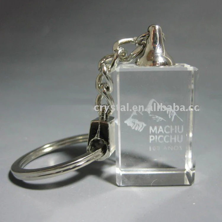 Laser engraving k9 blank crystal keychain