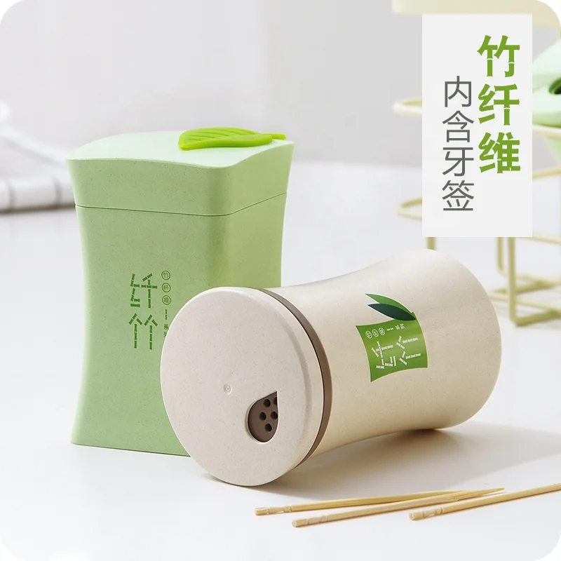 Высококачественный бамбуковый держатель для зубочисток контейнер палочек рекламный подарочный Диспенсер Для Зубочисток