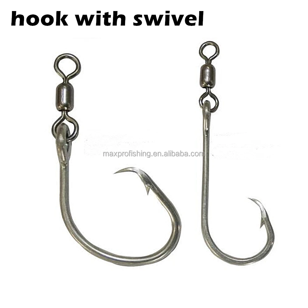 Heavy Duty Commercial 304 Stainless Steel Tuna Fishing Hooks