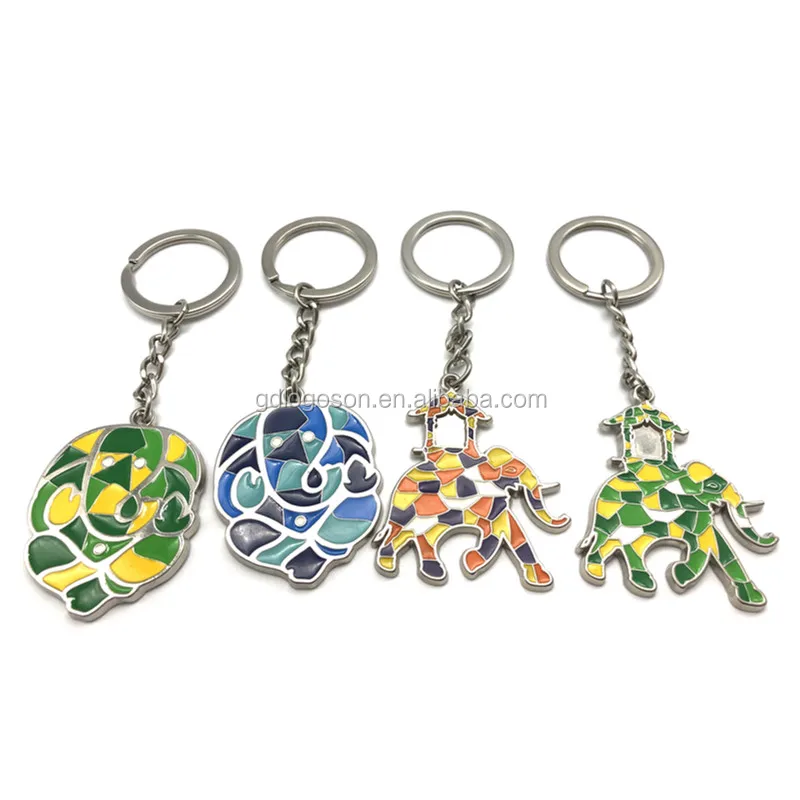 Barcelona Keychain Spain Travel Commemorative Key Chain Barkeno Gothic  Building Alloy Electroplating Drip Oil Souvenir Gift - AliExpress