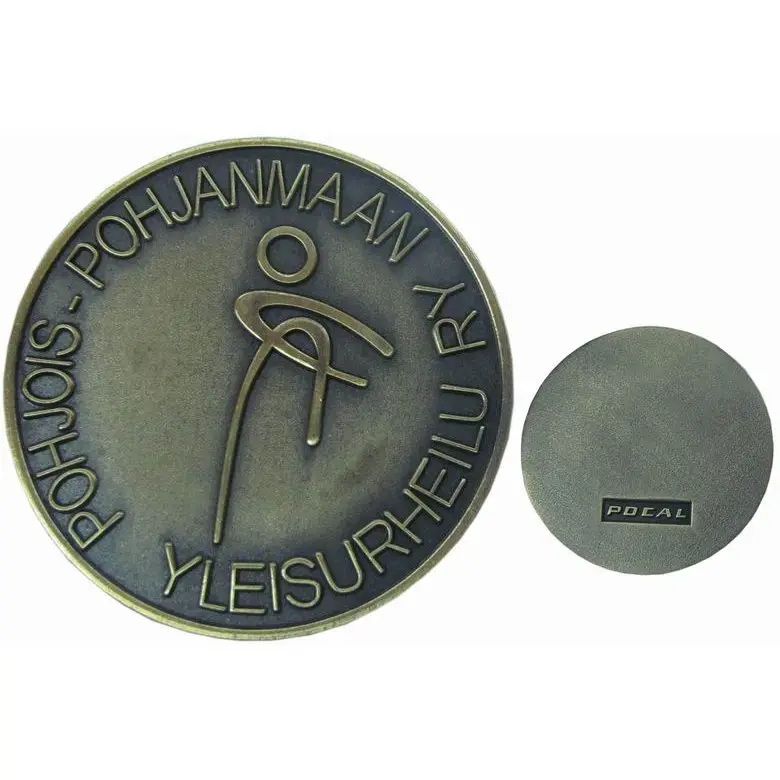 سکهٔ یادبودی فلزی با طرح برنز قدیمی اِوِلز، مدال رویدادهای دو و میدانی، جوایز انجمن ورزشی، هدیه‌ای قابل جمع‌آوری