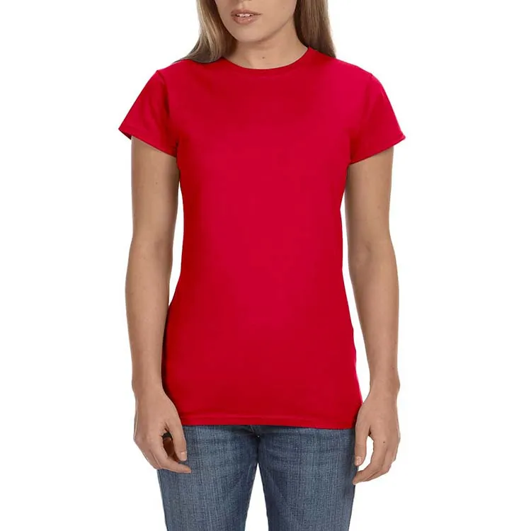 ladies red t shirt