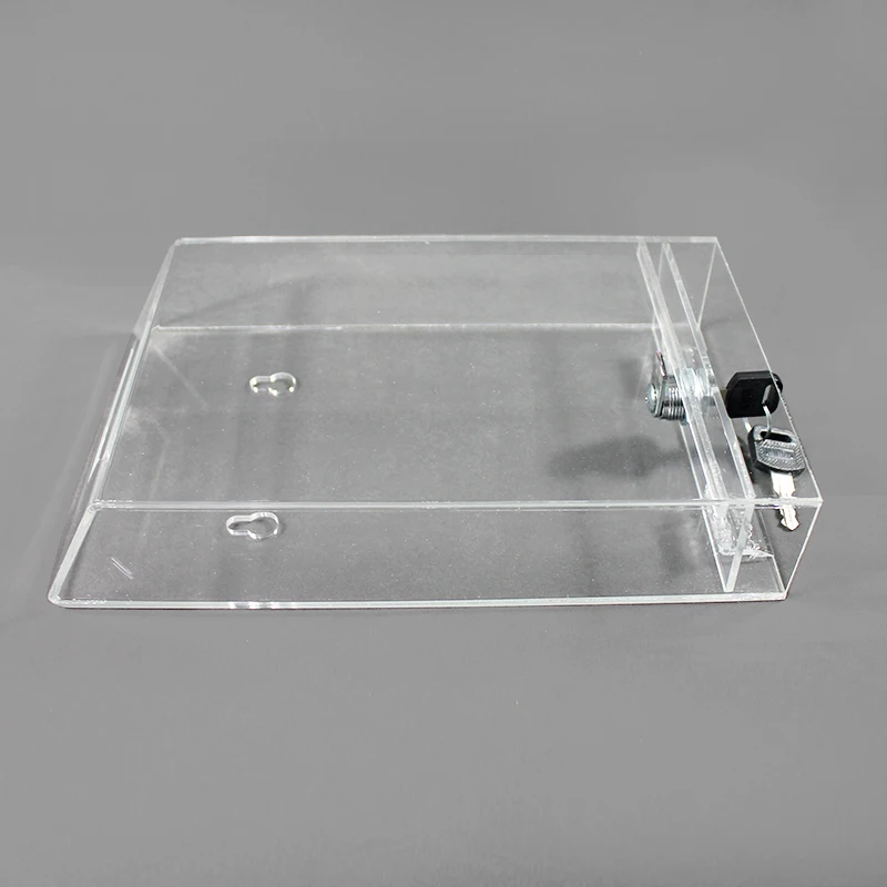 Custom Wall Mounted Clear Plastic Acrylic Mail Box Collection Letter