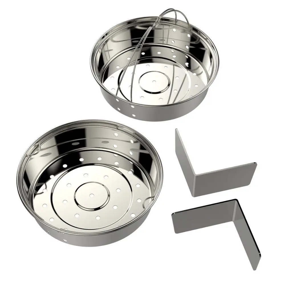 Корзина для пароварки с разделителем подходит для горшка 5 6 8 qt скороварка из нержавеющей стали