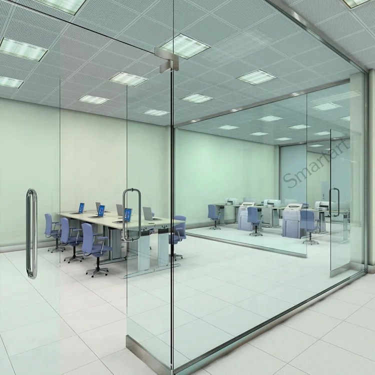 Security Bullet Proof Frameless Glass Doors