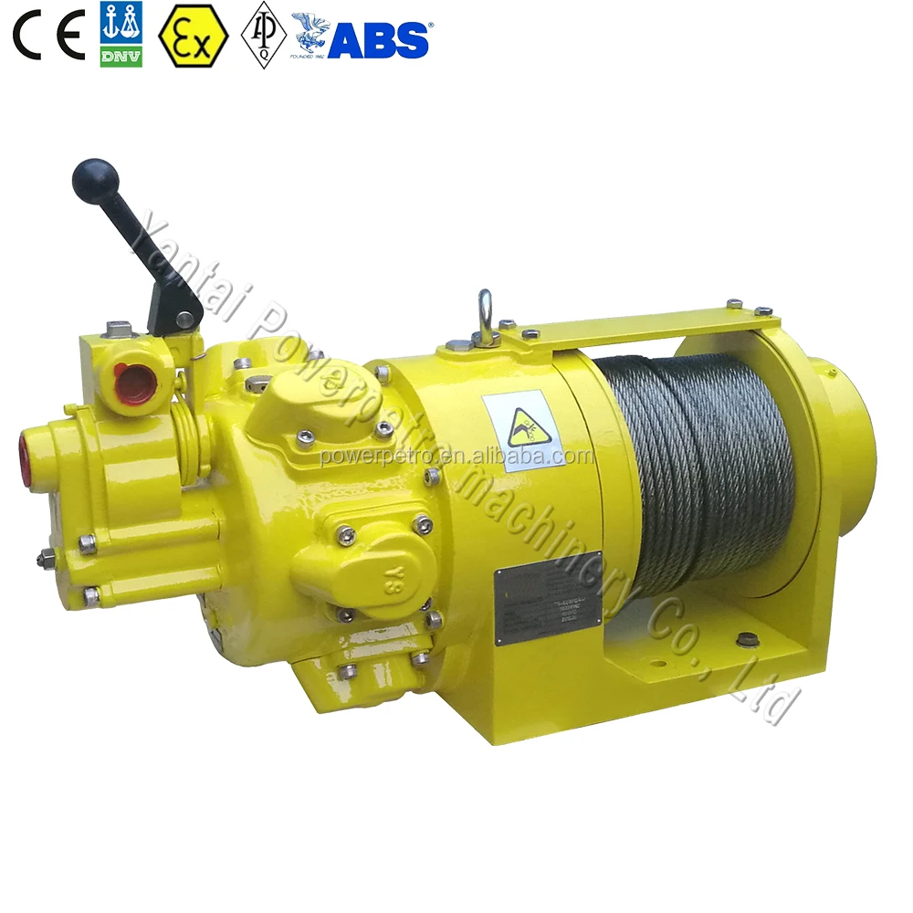 1 Ton Lifting Machine Air Powered Tugger Winch With Antiexplosive