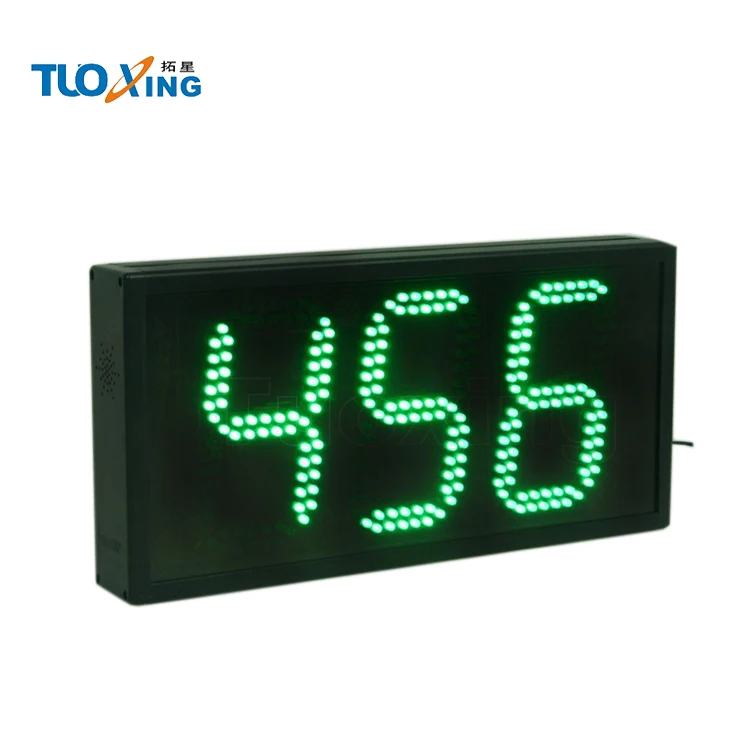 Portable 6 Inch 3-Digit Manual Timer Digital 999 Days Countdown Clock Green Remote Control Electronic Theory Product