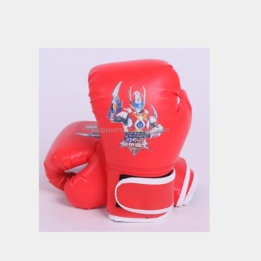 Оптовая продажа детские боксерские перчатки из искусственной кожи для