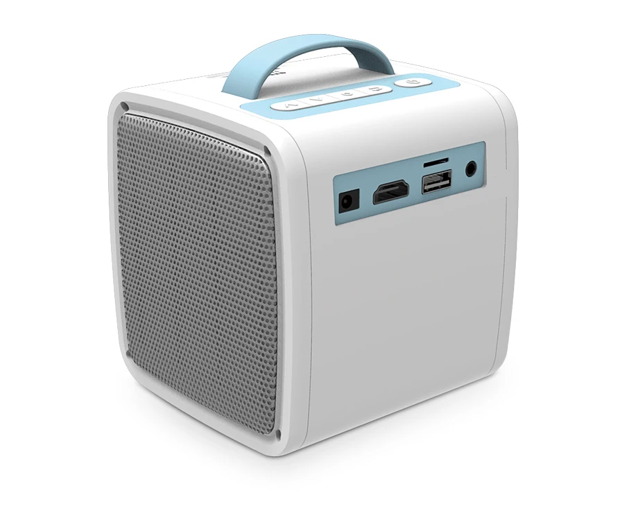 Single-Chip LCD Mini Projector with Front & Rear Projection Lifting Technology