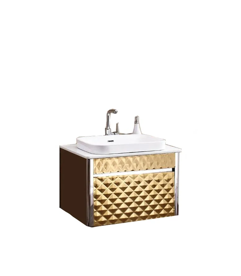 Foshan оптовая продажа золотой шкаф для ванной комнаты настенный