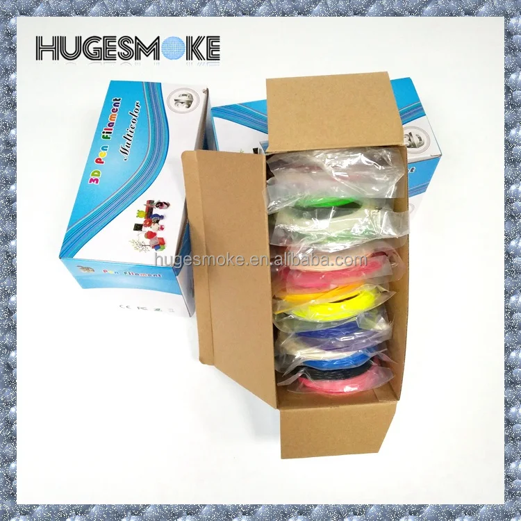 Hugesmoke 2018 3d Принтер Нити заправки 1,75 мм abs pla 20 видов цветов с светятся в темноте Цвет 3d волокнонные нити