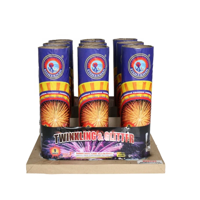 3" MAMMOTH PALM/3" 9 Shots Consumer Cake Fireworks from China fireworks