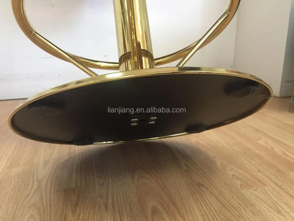 High End bar Chair 360 Swivel Casino Stool Red Colour