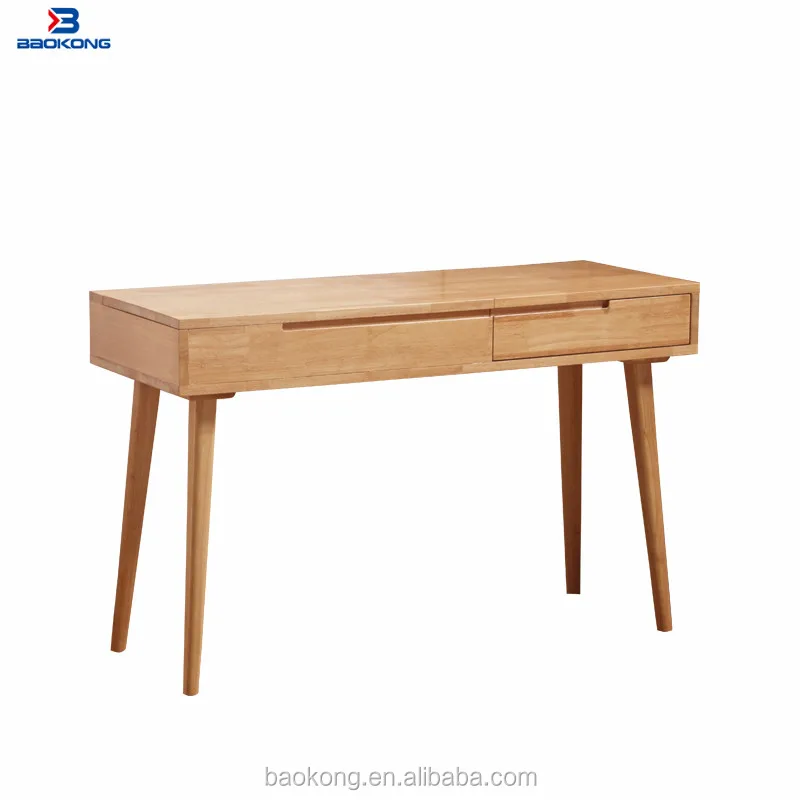 Simple Wooden Dressing Table With Drawer and Mirror Designs