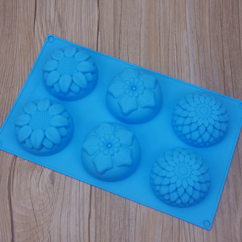 Silicone Baking Molds Flower Shape Cake Mould Flower Shaped