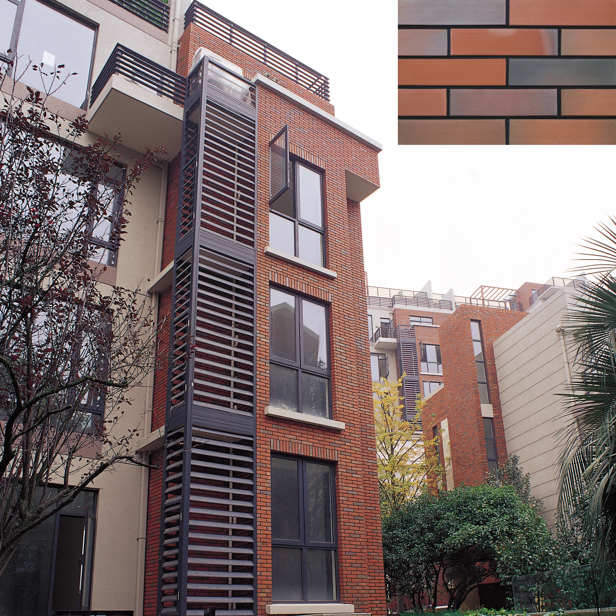 High Quality Flexible Modern Glazed Ceramic Tiles Colorful Klinker Brick Split Face Slate Design Porcelain for External Wall