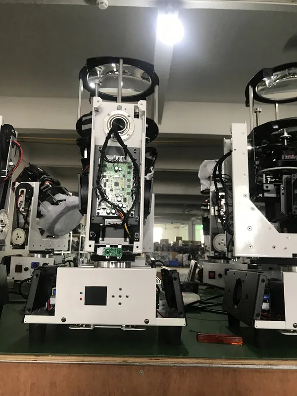 White Color Touch Screen 350W Sharpy 17r Beam Moving Head Stage Light With Double Prism rainbow Lighting Effect for Wedding