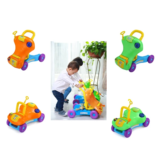 Multifunction New Model Baby Trolley Walker Plastic Baby Walker Car