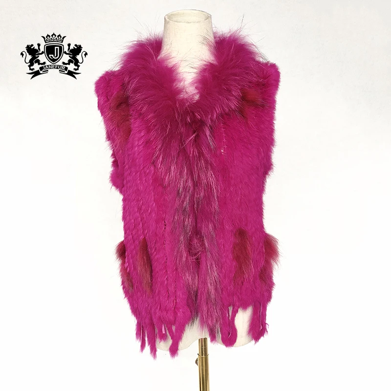 Gilet Orange En Fourrure De Lapin Taille S - Occasion Très Bon état, Style Vintage