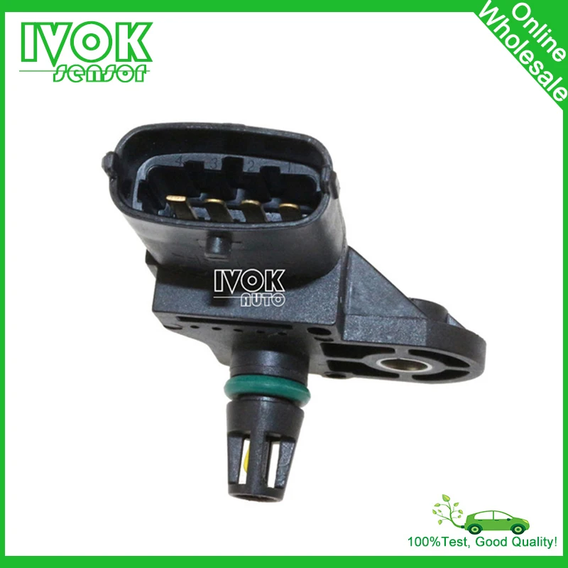 3BAR Boost Pressure Map Sensor 0 281 002 437 for Fiat Dodge Chrysler Alfa Opel Vauxhall Vectra Signum Zafira Astra 0281002437