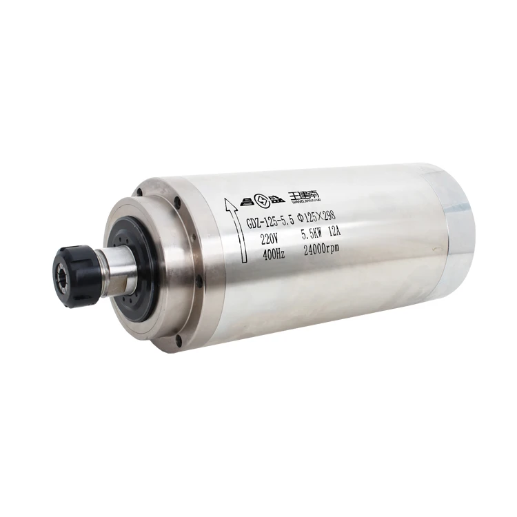 
 400 кВт er25 Гц ЧПУ фрезерный станок для резьбы по дереву с водяным охлаждением Шпиндельный двигатель  