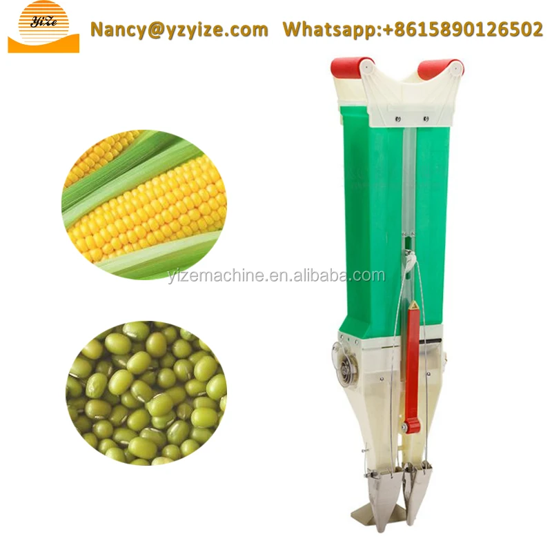 Walk Behind Manual Maize Planter for Sale Bean Seeder Corn Seed Planter