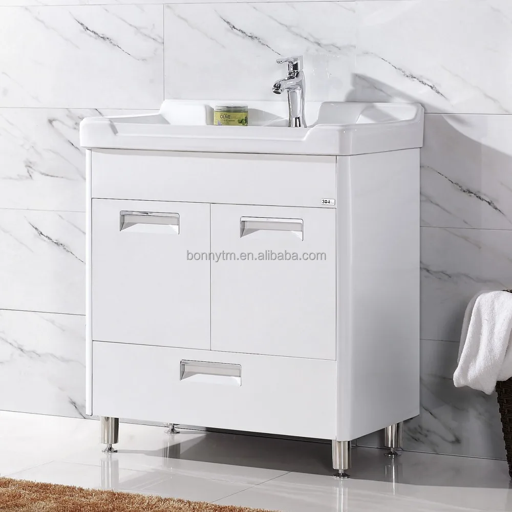 Modern White Multi Functional Bathroom Vanity Stainless Steel Laundry Cabinet Buy Modern White Laundry Cabinet