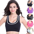 2016 Fitness Women Yoga Top Sexy Push up Sports Bra Yoga Fitness Vest Bra Running Bra