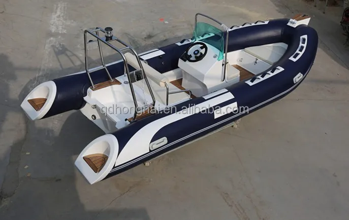 
 Сертификация CE, жесткая надувная лодка RIB480B из стекловолокна высокого качества  