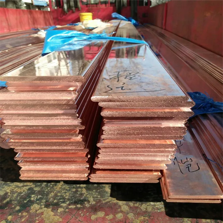 Various Series Solid Flat Electric Copper Bus bar Copper Flat bar