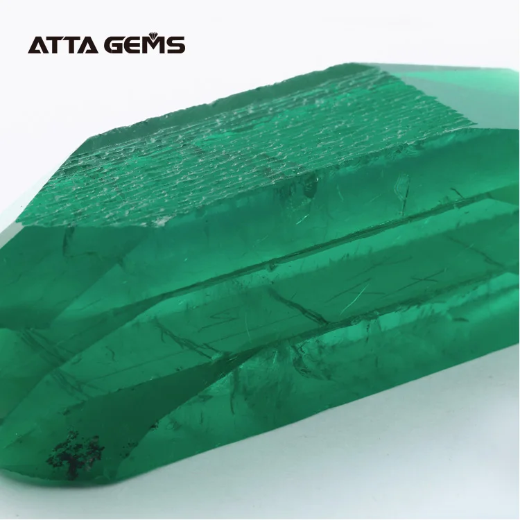 Wholesale Synthetic Hydro Gemstone Lab Created Rough Colombian Emerald Prices Stone for Sale
