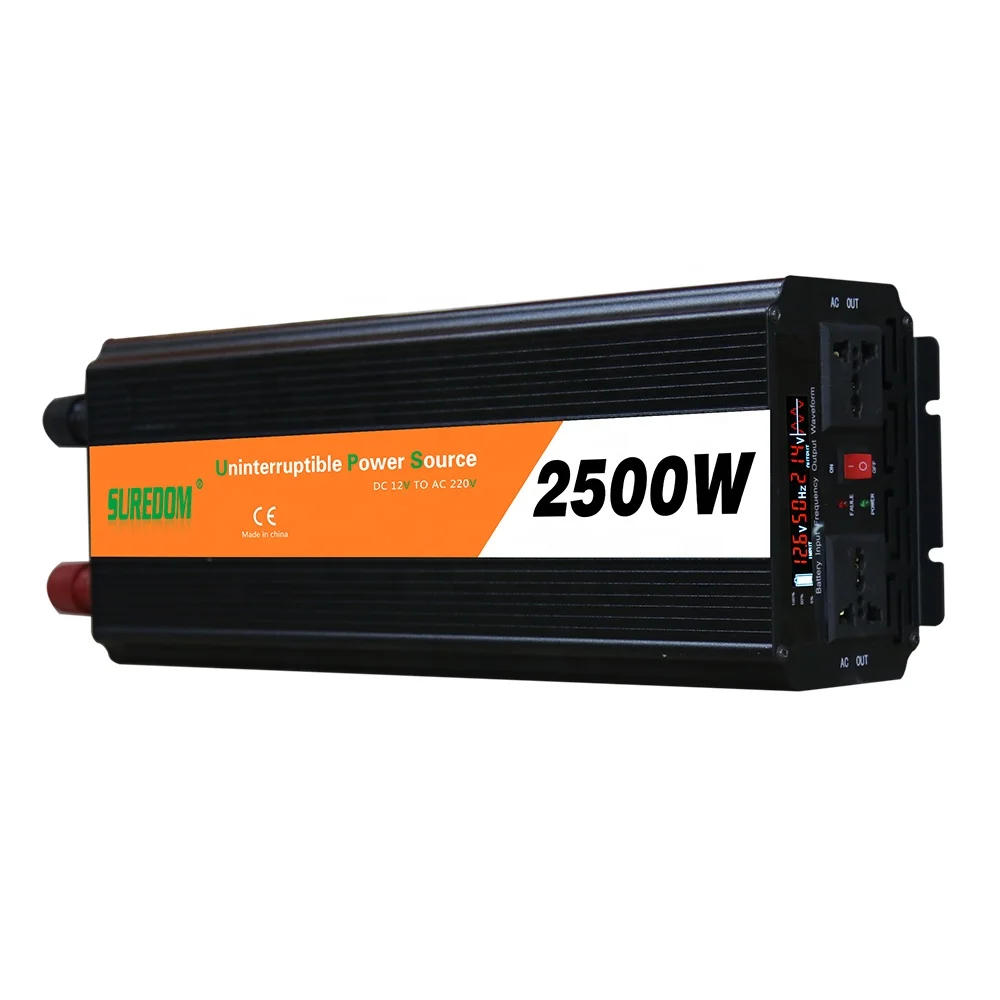 UPS 2500W/3000w Power Inverter with Charger 12VDC/110VAC 60Hz