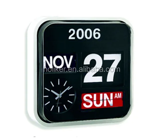 Useful Auto Flip Clock Day Date Calender Flip Clock for Sale