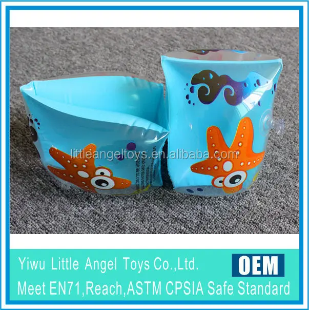 B04 Inflatable Transparent Swim Armbands, Inflatable Arm Bands , Inflatable Durable Eco-friendly Pvc Armbands