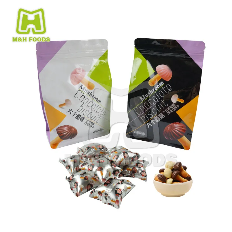 six mushroom chocolate milk cracker with joint puzzle toy