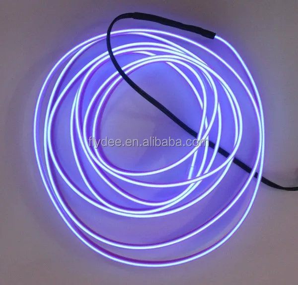 Светодиодная гибкая круглая неоновая светящаяся Электролюминесцентная проволока 3 м по низкой