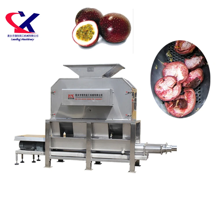 Efficient Stainless Steel Industrial Passion Fruit Processing Machine