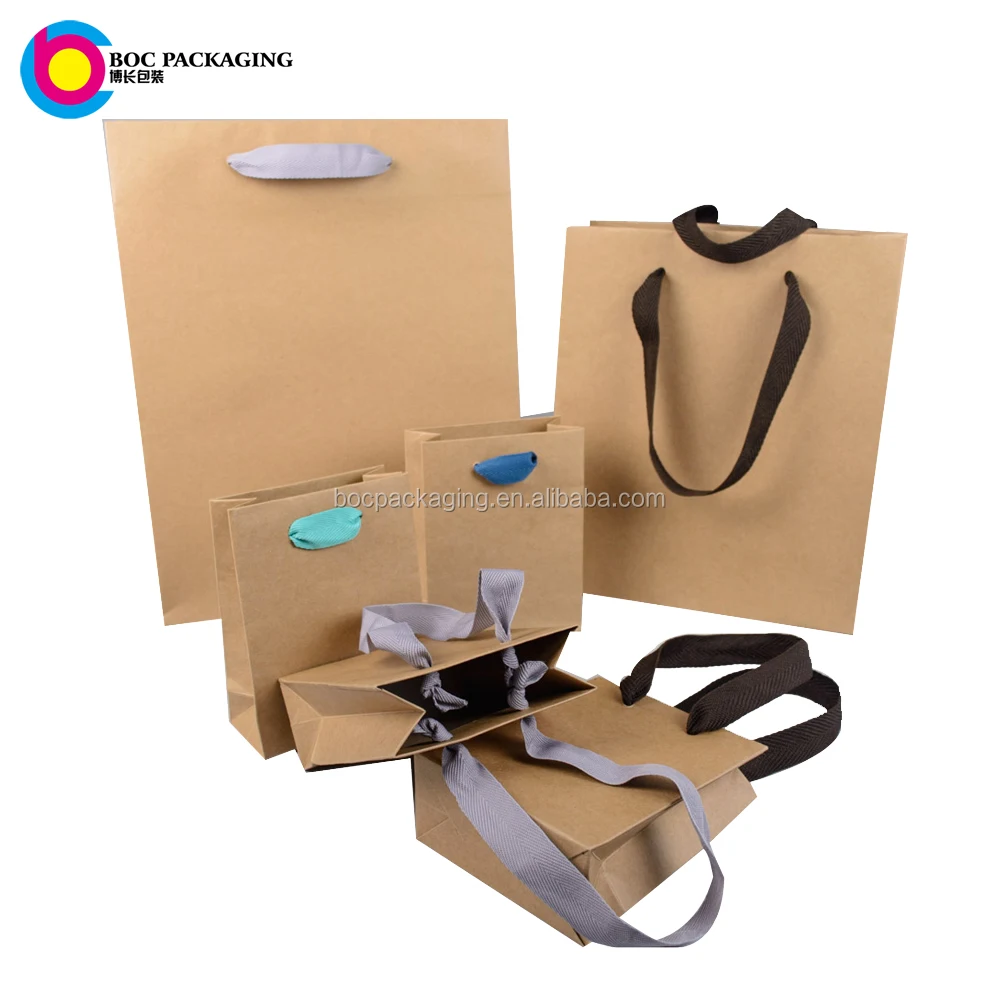 Download Handmade Kraft Paper Bags Make Your Own Logo With Herringbone Ribbon Handle Buy Handmade Paper Bags Paper Bags With Herringbone Ribbon Handle Make Your Own Logo Paper Bags Product On Alibaba Com