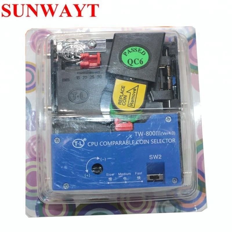TW-800III CPU Coin Selector for Arcade Vending Machines – Accepts