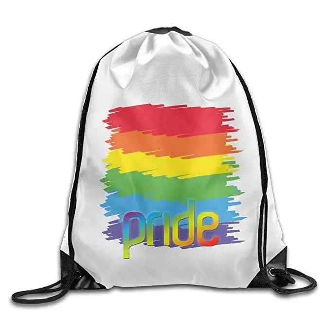 Rainbow Pride Drawstring bag